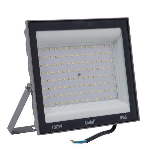 ULF-F23-100W-6500K IP65 160-240V GREY Прожектор светодиодный, Дневной свет 6500K, Корпус серый, TM Uniel - фото 2
