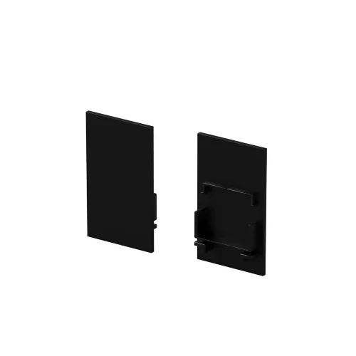 Комплект заглушек (для профиля 25×42) 2 шт., ALM-2542-EC 642061 (Черный) - фото