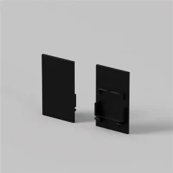 Комплект заглушек (для профиля 25×42) 2 шт., ALM-2542-EC 642061 (Черный)