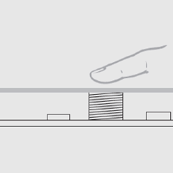 Мини диммер 1-3А, сенсор для профиля, SR-2901S 000791