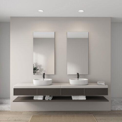 Встраиваемый влагозащищенный светильник TRIM, 24 Вт LED 3000-4000-6500K, IP44, алюминий, акрил. Фото 6