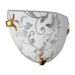 Светильник НББ 21-60 М19 'Эрика' 300/2 1х60Вт E27 IP20 матов. бел./клипсы зол. (инд. упак.) Элетех 1005204376