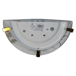 Светильник НББ 21-60 М19 'Эрика' 300/2 1х60Вт E27 IP20 матов. бел./клипсы зол. (инд. упак.) Элетех 1005204376