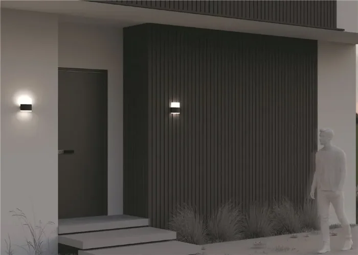 Настенный светильник (бра) Rom 3000K 12Вт IP 54 (Графит) - фото 9