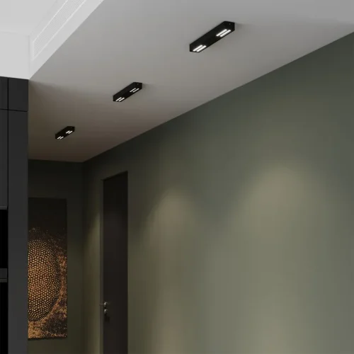 Светильник потолочный светодиодный Tend 16W 4000K черный 25115/LED - фото 3