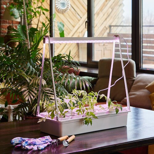 UFP-G34N WHITE 12 Подставка для светильника ULI-P 570мм, 12 кашпо в-к, белые, TM Uniel - фото 7