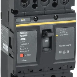 Выключатель автоматический 3п 250А 35кА ВА88-35 MASTER IEK SVA30-3-0250-02