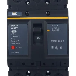 Выключатель автоматический 3п 250А 35кА ВА88-35 MASTER IEK SVA30-3-0250-02