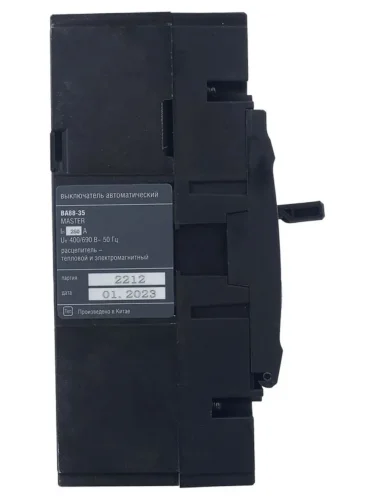 Выключатель автоматический 3п 250А 35кА ВА88-35 MASTER IEK SVA30-3-0250-02 - фото 5