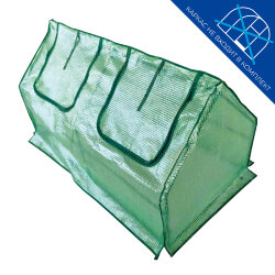 UGT-S30 L120 GREEN Тент из армированного полиэтилена 135г-м2 для парника 120x60x60см, Цвет сетки зеленый, TM ФитоЛето