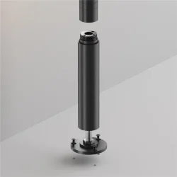 Основание для накладного монтажа системы Shelf с регулировкой по высоте (Черный) CA025BA-B