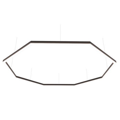 Светильник WOLTA PRO КОНТУР ОКТА ДСО03-288-601-5К-Ч Матовый - фото 1.