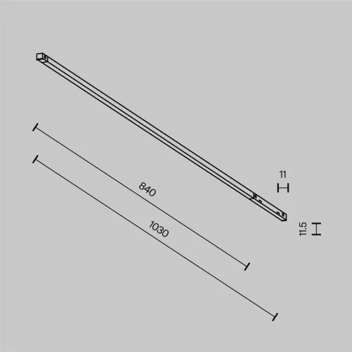 Трековый светильник Базис / Basis Exility X 2700-6000K 18Вт 120° Dim Dali2 (Черный) TR240-4-18WTW-DD2-B - фото 4