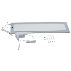 ULI-F42-7.5W4200K-DIM SENSOR IP20 SILVER Панель линейная светодиодная ультратонкая, с бесконтактным выключателем, диммер.460х120х11мм, 260Lm, Серебристый