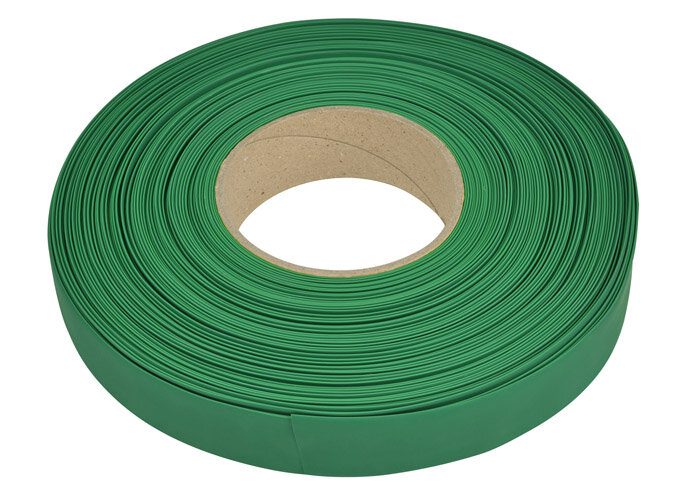UIS-R100 22,8/11/050 GREEN GRASS ROLL Термоусадочная трубка, рулон 50м. Диаметр до усадки 22,8мм, после 11мм. Зеленая трава. ТМ Uniel - фото