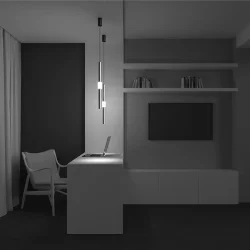 Подвесной светильник Jelly 3000K 12Вт 36° (Латунь)