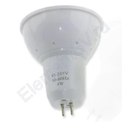 Светодиодная лампа MR16 (4W, 220V, White)
