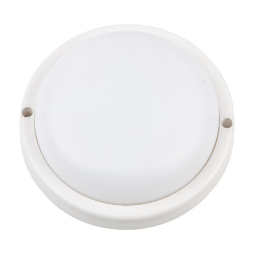 ULW-Q217 12W-6500К SENSOR IP65 WHITE Светильник светодиодный влагозащищенный, с микроволновым датчиком движения, Круг, Дневной свет 6500K, Диаметр 135 мм, Корпус белый - фото 1