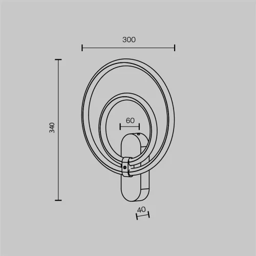 Настенный светильник (бра) Link 3000К 16Вт (Латунь) - фото 11