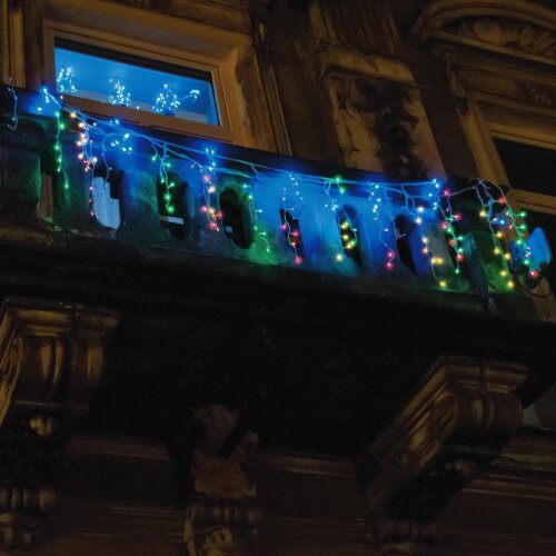 ULD-B20007-480-DTA-RC MULTI IP44 Бахрома светодиодная, 20м, С пультом, 480 светодиодов, Разноцветный свет, Провод прозрачный - фото 7