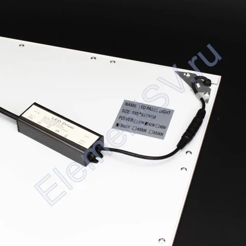 Светодиодная панель ультратонкая S L600 B79 (42W, 220V, warm white) - фото 2.