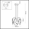 Подвесной светильник «ODEON LIGHT EXCLUSIVE» 6638/45L, серия: CHIARA (крепление на планке). Фото 2.