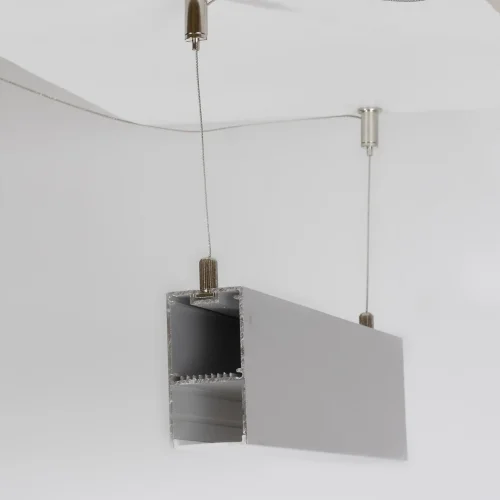 Алюминиевый профиль 202 (2000х35,3х67мм с рассеивателем) - фото I