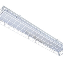 Накладной светодиодный светильник для спортзалов с защитной решеткой 80 Вт IP441280x250x95 мм 3000К Призма