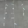 Гирлянда Бахрома с Колпачком 3,1 x 0,5 м Белая 220В, 120 LED, Провод Прозрачный ПВХ, IP65. Фото 2.