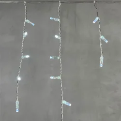 Гирлянда Бахрома с Колпачком 3,1 x 0,5 м Белая 220В, 120 LED, Провод Прозрачный ПВХ, IP65