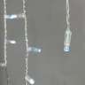 Гирлянда Бахрома с Колпачком 3,1 x 0,5 м Белая 220В, 120 LED, Провод Прозрачный ПВХ, IP65. Фото 3.