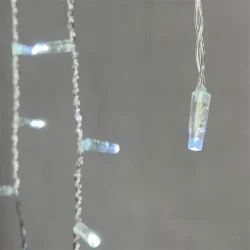 Гирлянда Бахрома с Колпачком 3,1 x 0,5 м Белая 220В, 120 LED, Провод Прозрачный ПВХ, IP65