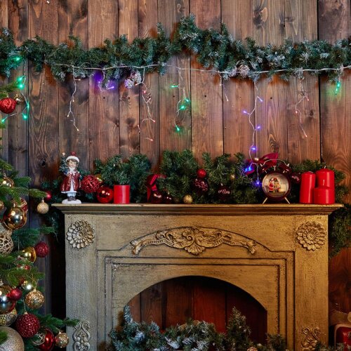 ULD-B2005-048-DTA MULTI IP20 Бахрома светодиодная, 2м, 48 светодиодов, Разноцветный свет, Провод прозрачный - фото 12