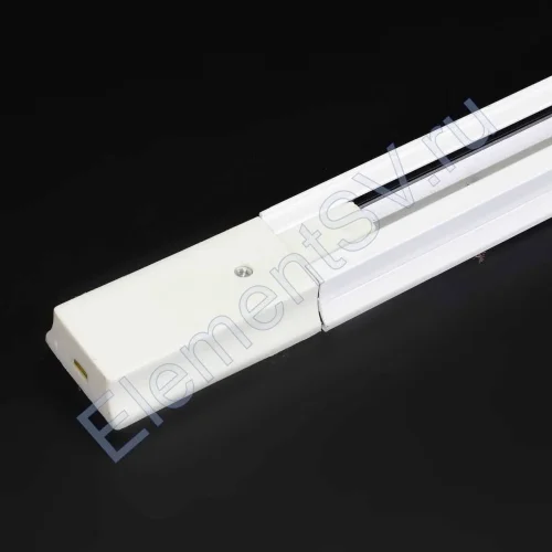 Трек для спотов 2L 1м NX24 (однофазный, 2 провода, белый) - фото 3.