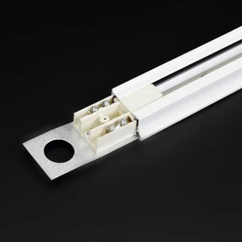 Трек для спотов 2L 1м NX24 (однофазный, 2 провода, белый) - фото II