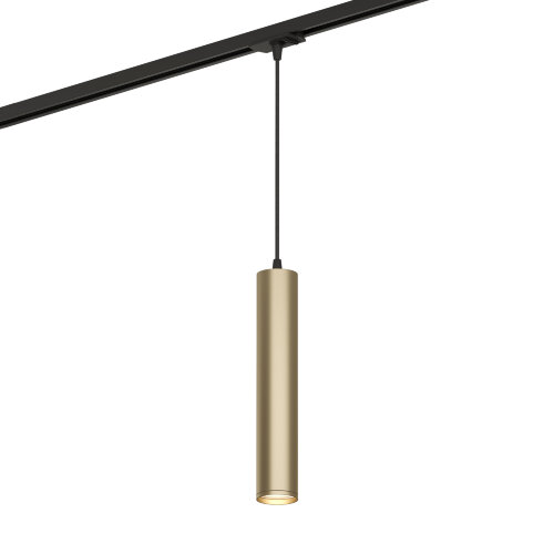 DK6210-BG Трековый светильник IP 20, 15 Вт, GU10, матовое золото с черным, алюминий.