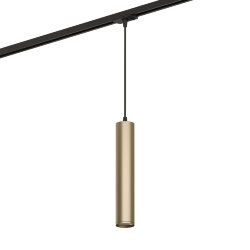 Трековый светильник IP 20, 15 Вт, GU10, матовое золото с черным, алюминий, Denkirs DK6210-BG