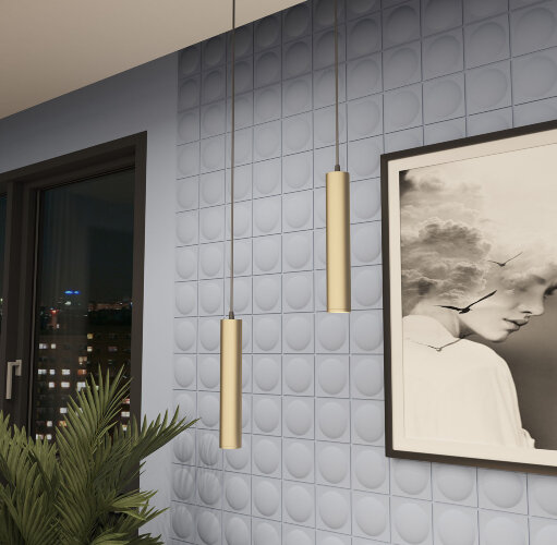 DK6210-BG Трековый светильник IP 20, 15 Вт, GU10, матовое золото с черным, алюминий. Фото 4