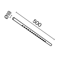 Светильник Точки / Points для системы освещения Axity 3000/6000К 12Вт 36° (Черный) C101CL-L500-12W3-6K-B