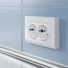 Рамка из поликарбоната для двойной розетки Stark белый W0081801 - фото 2
