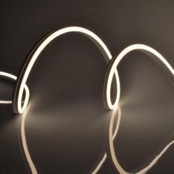 ULS-N03-2835-100LED-m-8mm-IP67-DC12V-11W-m-5M-3000K Светодиодная гибкая герметичная лента, NEON, Катушка 5м, в блистере, Теплый белый свет 3000K