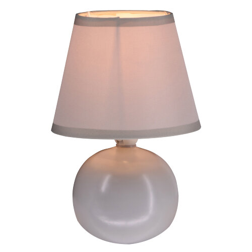 UML-B303 E14 GREY Светильник настольный декоративный под лампу Е14, 40W, Механический выключатель, Серый - фото 1