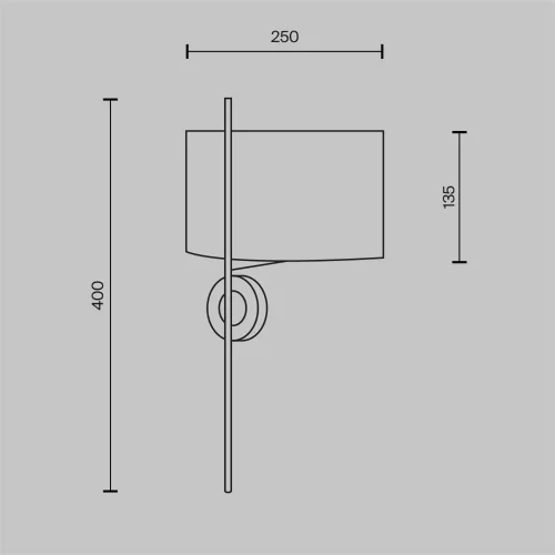 Настенный светильник (бра) Glamping G9x2 (Бежевый) - фото 2