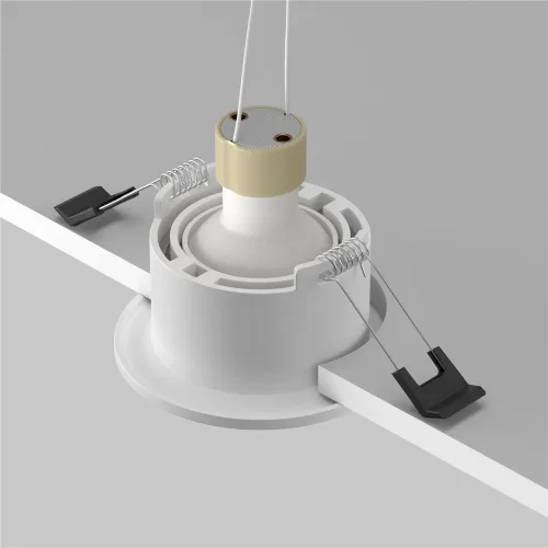 Встраиваемый светильник Slim GU10 x 10Вт IP 44 (Белый) - фото 5