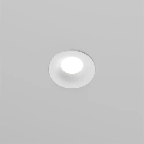Встраиваемый светильник Изящность / Slim 1*GU10 10 Вт IP 44 (Белый) DL027-GU10-W - фото 3