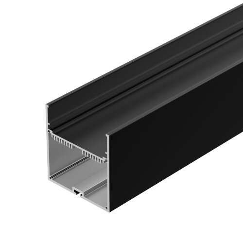 Профиль с экраном SL-LINE-7477-2500 BLACK+OPAL (Arlight, Алюминий) - фото 2