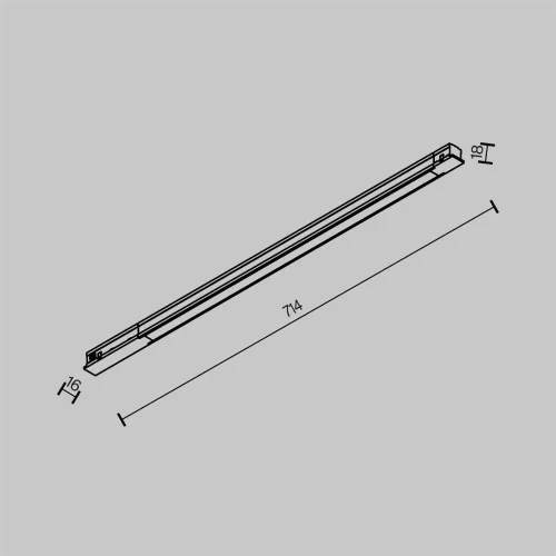 Трековый светильник Technical TR231-2-15W3K-B (Черный) - фото 4