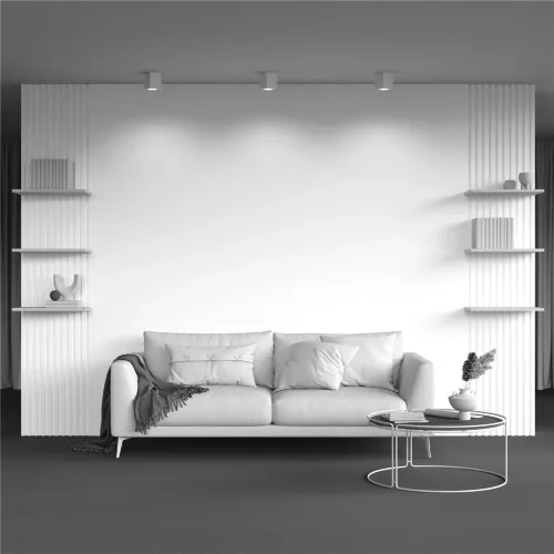 Потолочный светильник Slim GU10 1x10Вт (Белый) - фото 4