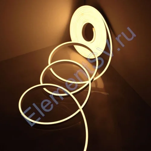 Светодиодный гибкий неон 4.5*13, 24V warm white LB13 (блистер 5м) - фото.