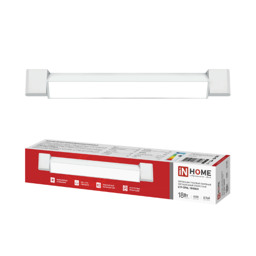 Светильник трековый линейный светодиодный поворотный LTP-OPAL 1840WH 18Вт 4000К 120гр 333мм белый IN HOME - Фото